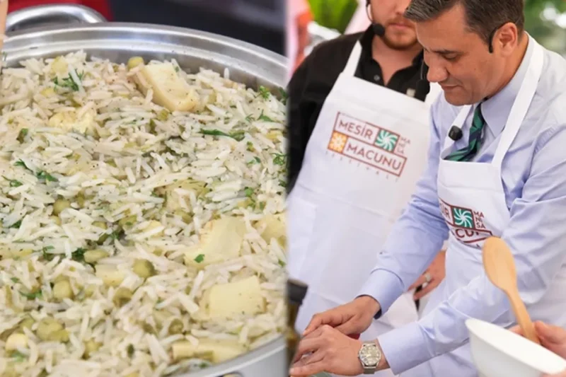 Başkan Zeyrek’ten “Enginarlı Mesirli Bahar Pilavı”