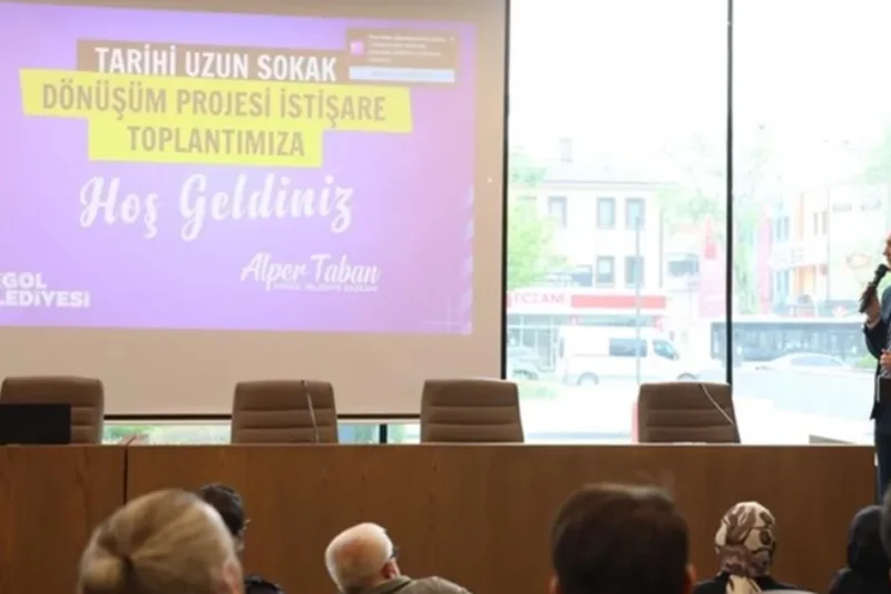 Bursa’da İnegöl’ün çarşı meydanı istişare ile dönüşüyor