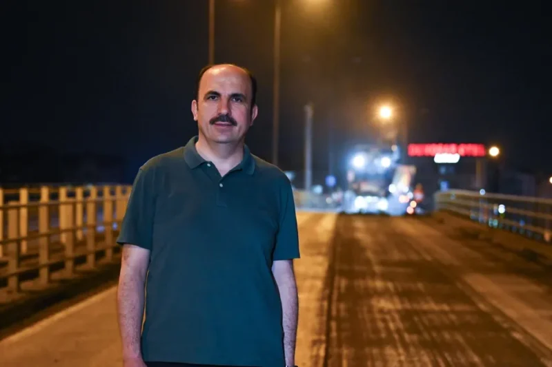 Konya’da Başkan Altay gece devam eden çalışmalarını inceledi