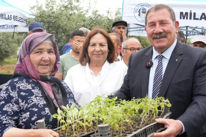 Muğla Milas’ta 300 üreticiye dağıtım gerçekleştirildi